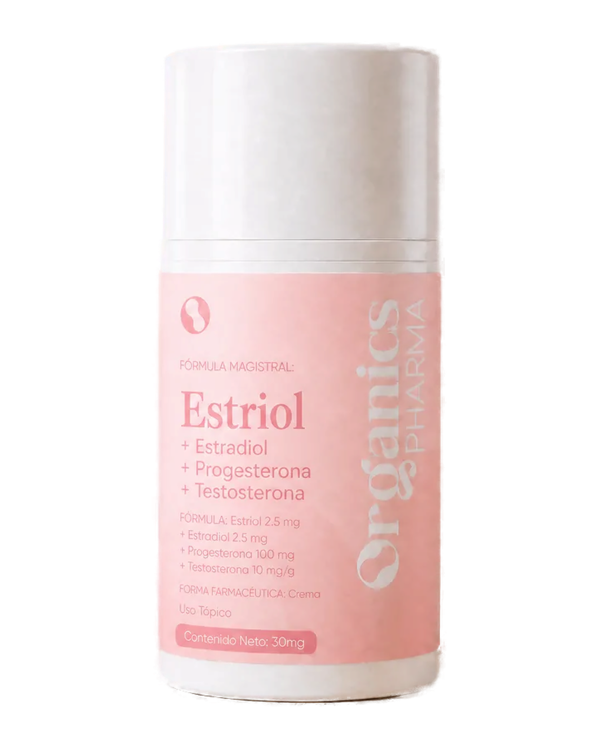 Estriol 2.5 mg + Estradiol 2.5 mg + Progesterona 100 mg + Testosterona 10 mg por gramo — EQUILIBRA WOMEN · Reemplazo hormonal combinado