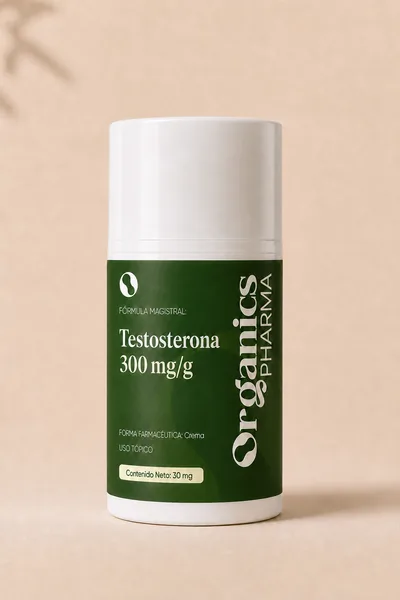 Testosterona 300 mg por gramo - Crema Tópica — EQUILIBRA MEN · Terapia hormonal tópica